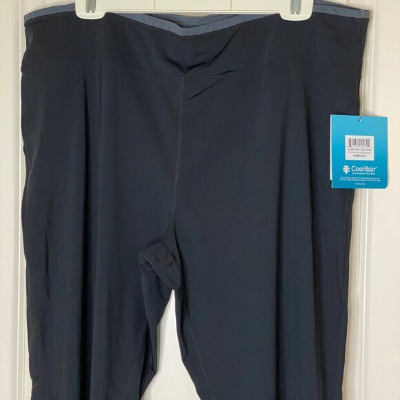 Coolibar Santa Cruz UPF 50+ Swimming Leggings - Women’s 2X - Black - NWT - Picture 4 of 11
